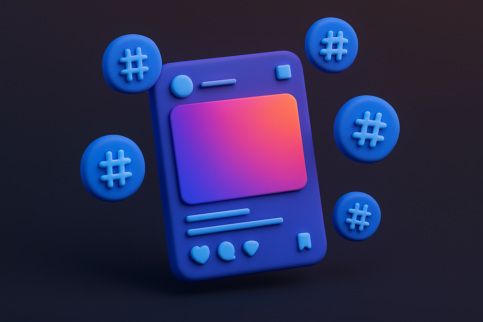 Instagram Caption Generator illustration